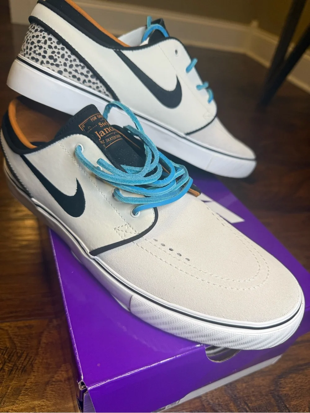 Nike SB Janoski OG+ Olympic Phantom Chlorine Blue Black Bright Men's 9.5